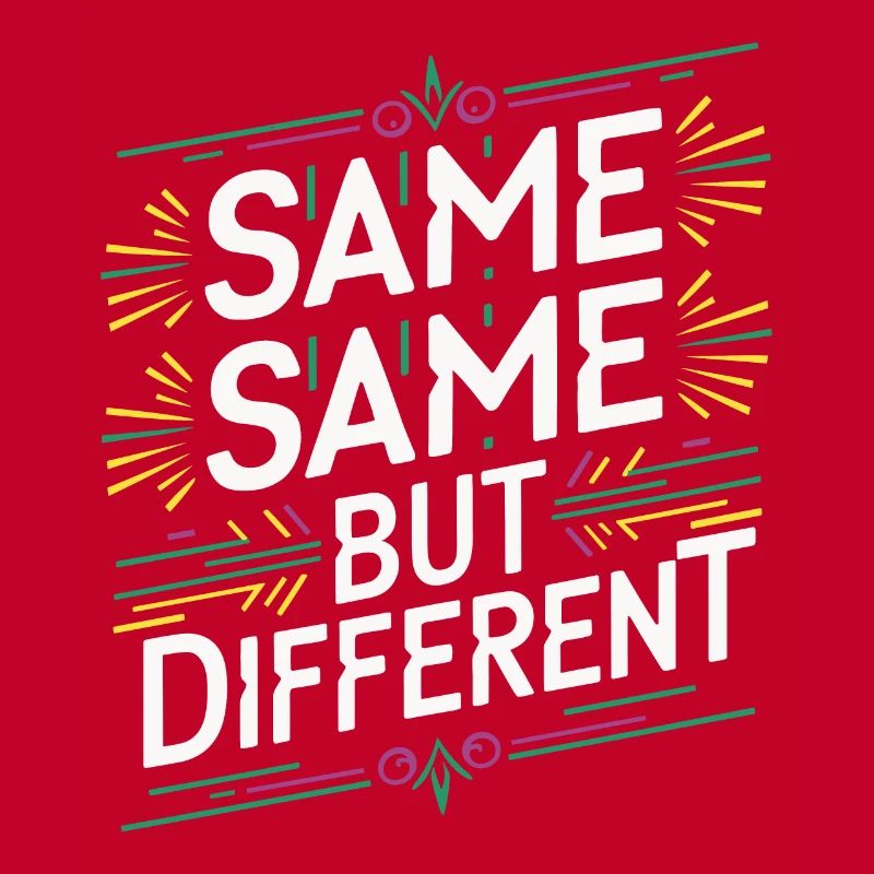 Same Same But different Thailand Traveler Backpack