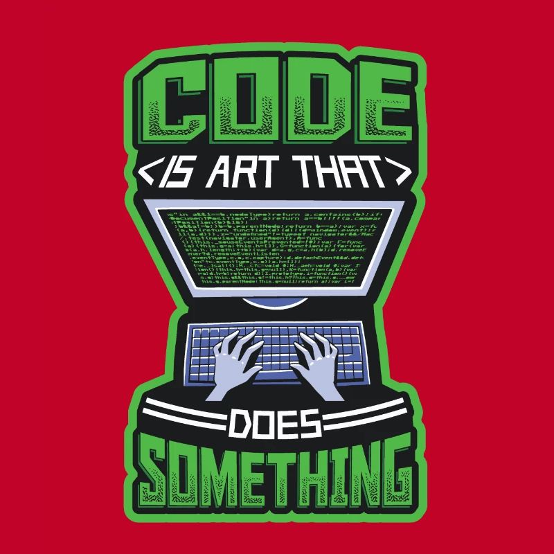 Code is an art that does something programming