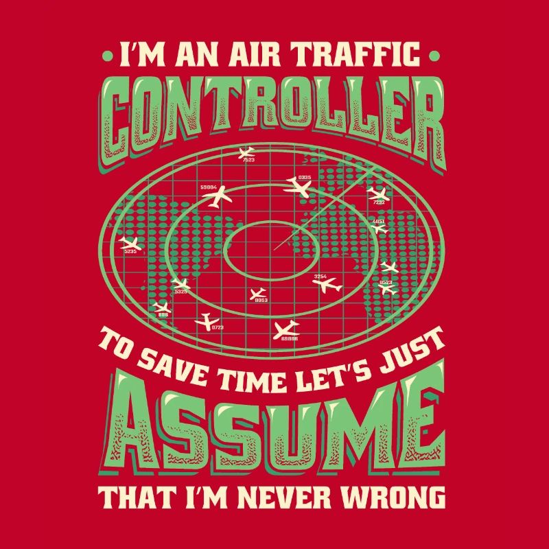 Air traffic controller, radar flight control.
