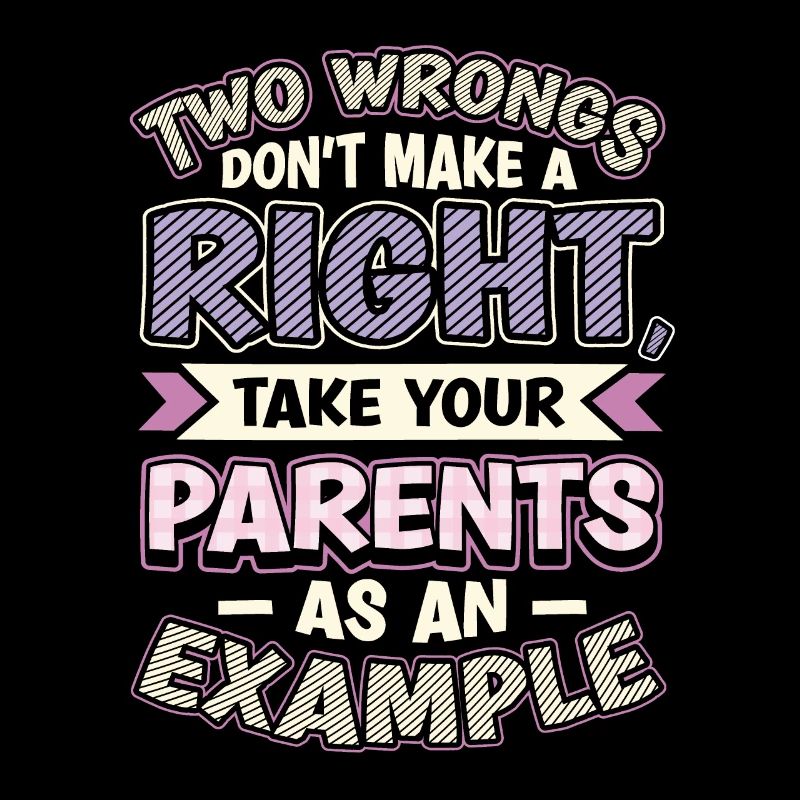 Two injustices do not make a right.