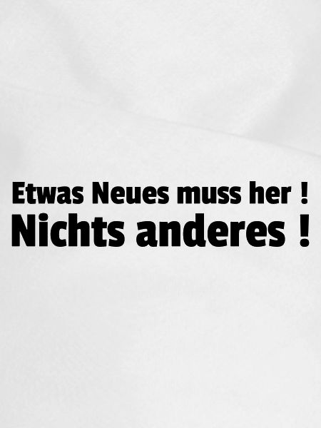 Neu nicht anders