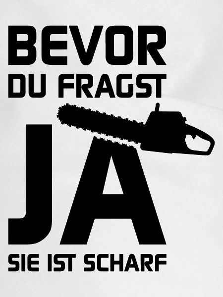 Sie ist scharf