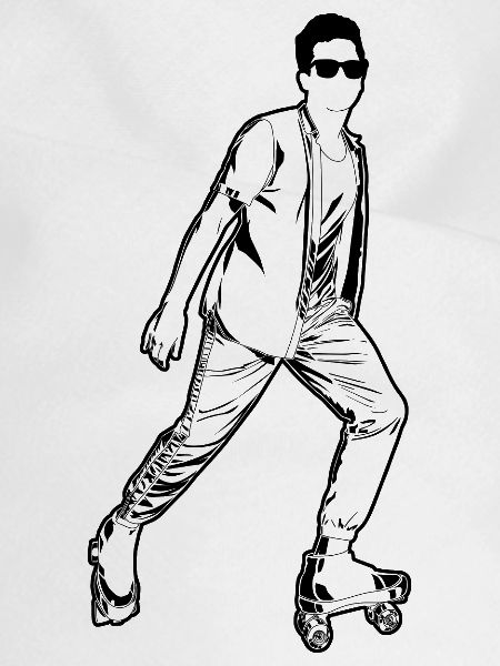 Roller Skater Junge