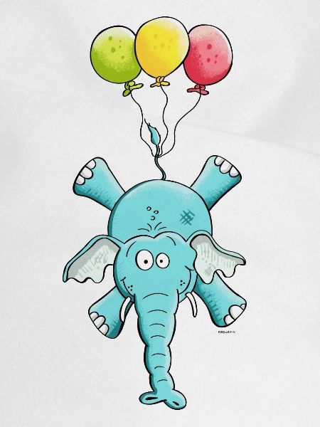Elefant mit Ballons