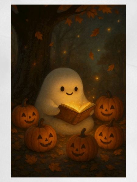 Halloween Geist im Herbst