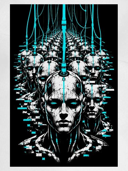 Simulation der Konformität Bot Armee