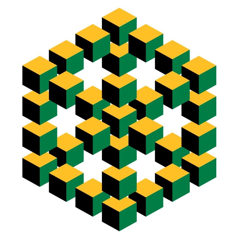 impossible figure Escher cube geometry fantasy