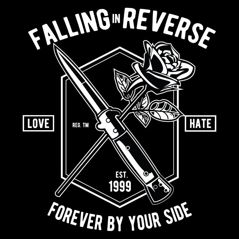 Falling In Reverse Love Hate Rose Knife Forever