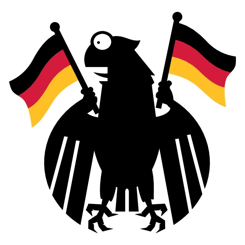 Heraldic Eagle Cartoon / German Eagle Cartoon (3c)