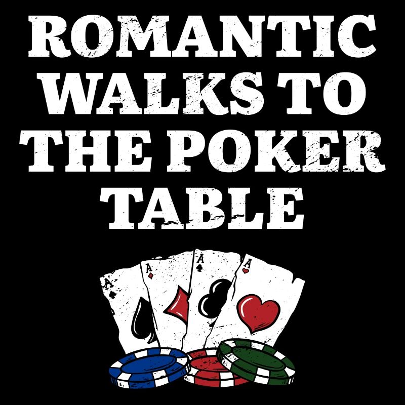 Romantic Walks to the Poker Table Funny Couples