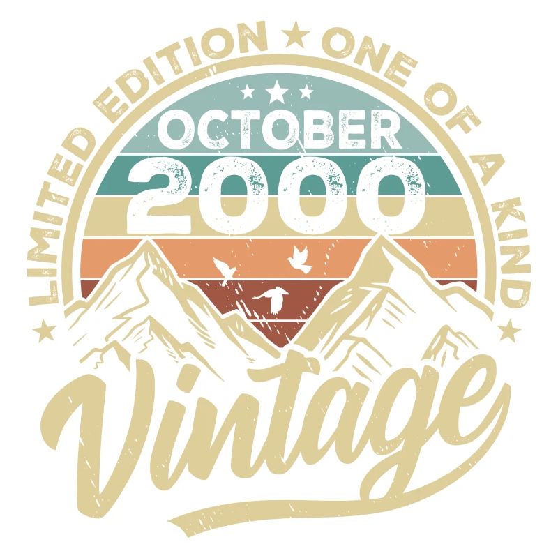 Octobre 2000 Anniversaire 2000 Né Octobre 2000