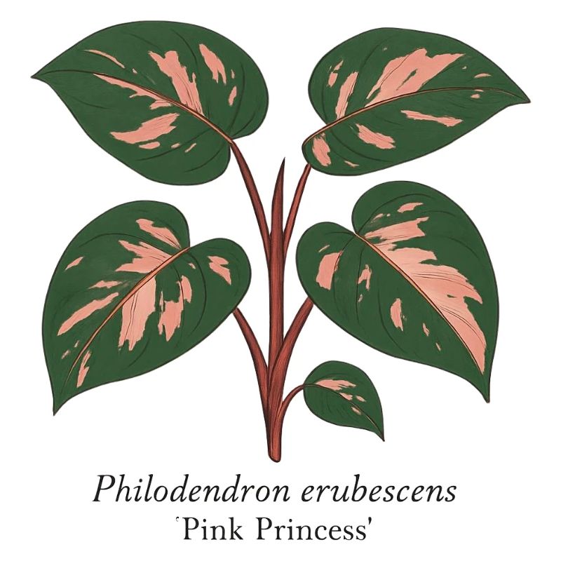Philodendron Pink Princess