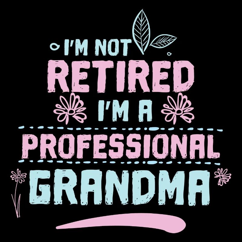 Pensioniertes berufliches Großmutter-Ruhestandsgeschenk