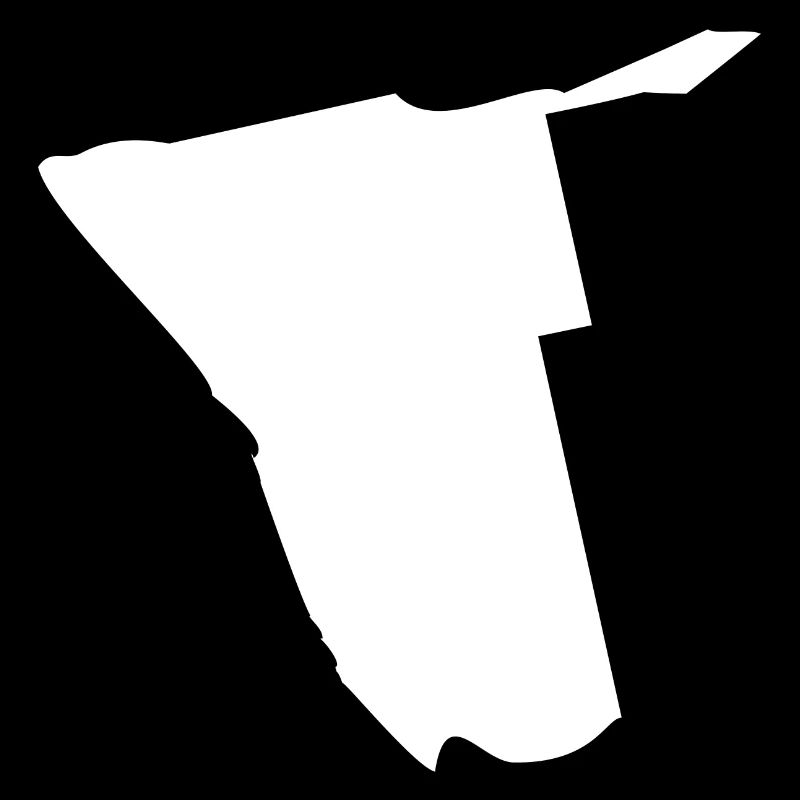 Namibia map flag