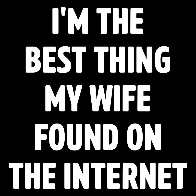 Paar, das sich online getroffen hat Ehemann Ehefra