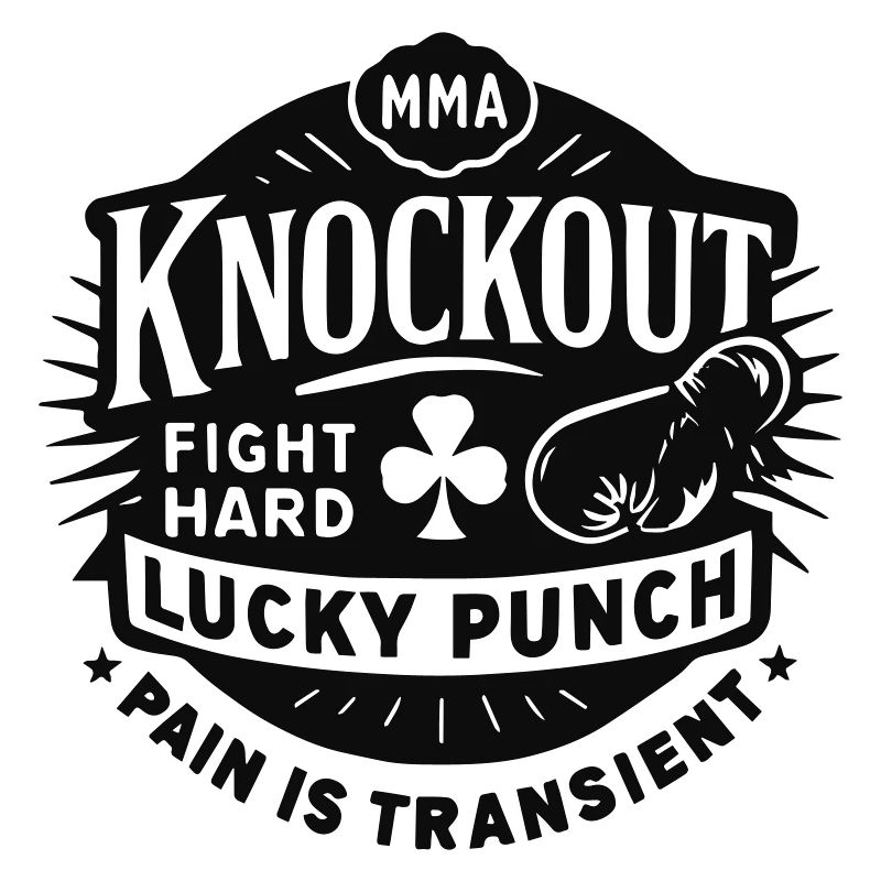 MMA Knockout Lucky Punch Combat de boxe difficile