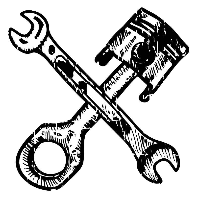 Tuningpiston avec des clés croisées