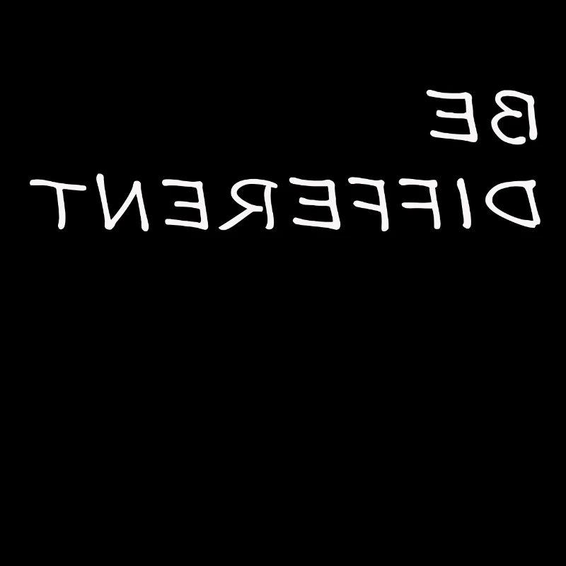 BE DIFFERENT Be different saying sayings gift