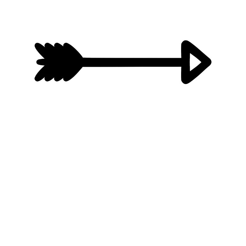 Symbole de flèche Noir