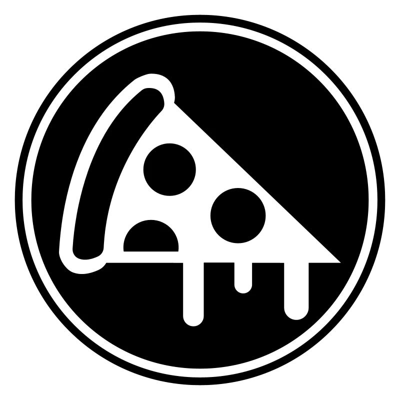 Pizza Icon Silhouette