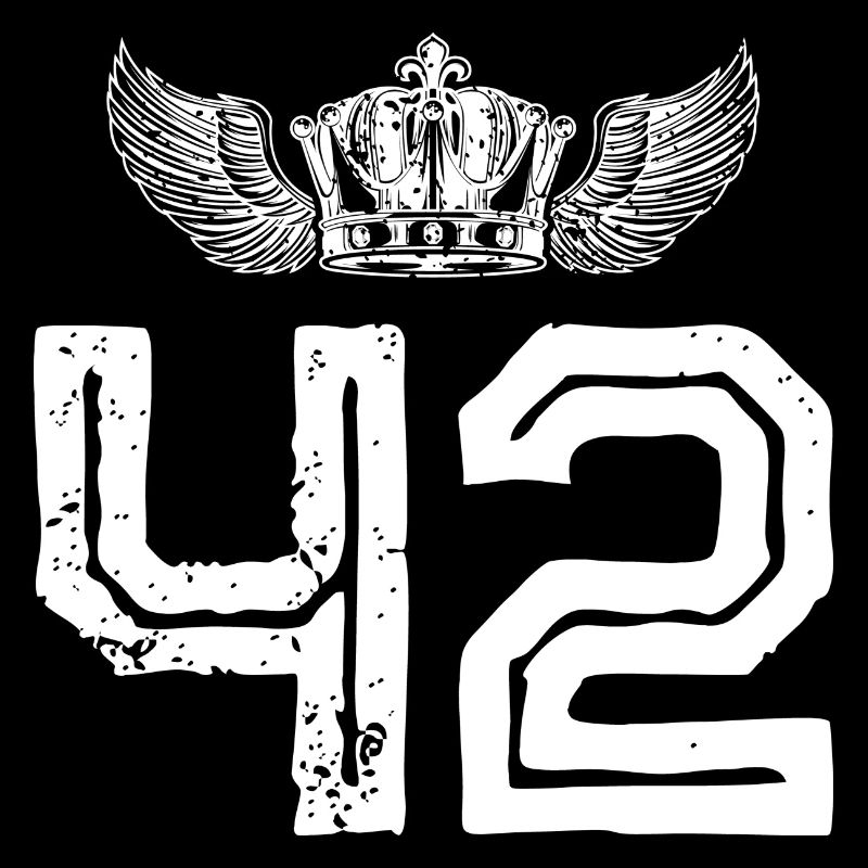 42 Number crown