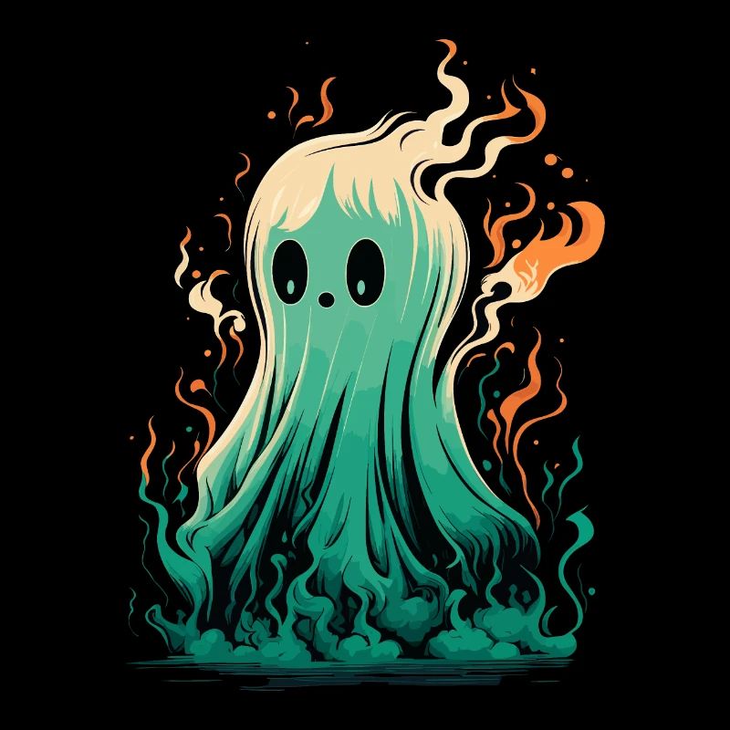 Ghost on fire