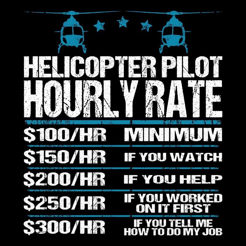 Hubschrauberpilot Helikopter Lustig Sprüche Spruch