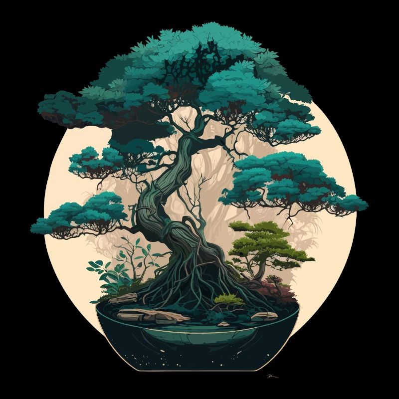 Artistic Bonsai Tree