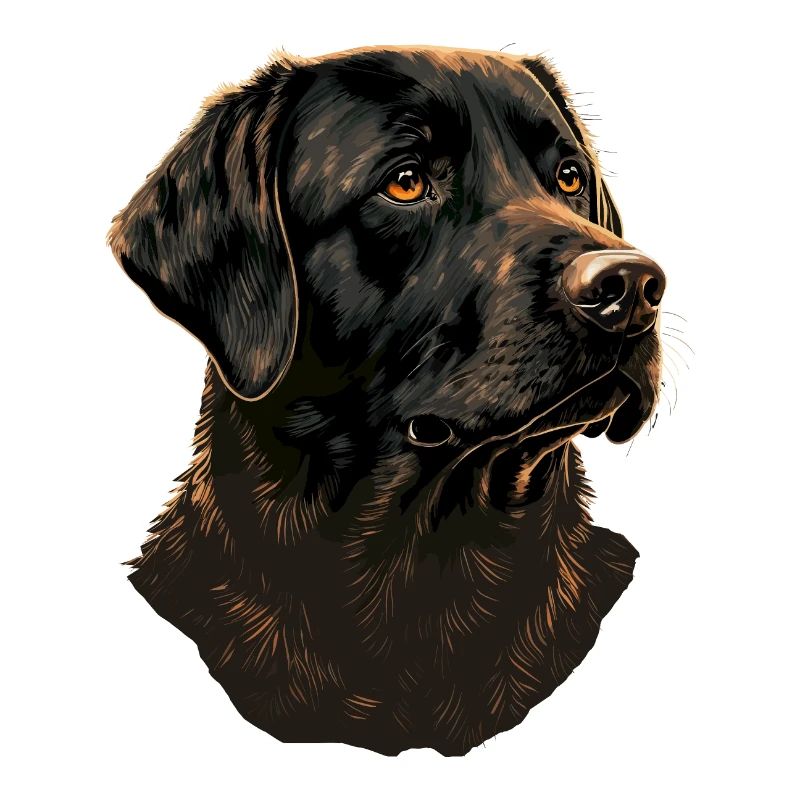 Schwarzer Labrador Retriever