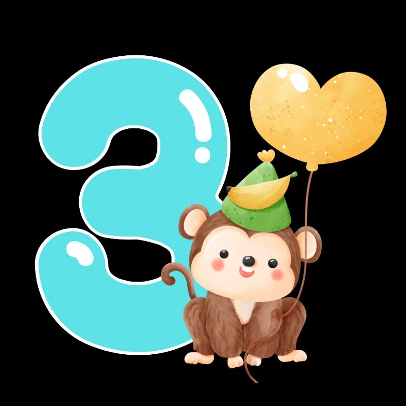 3rd birthday. three years gift