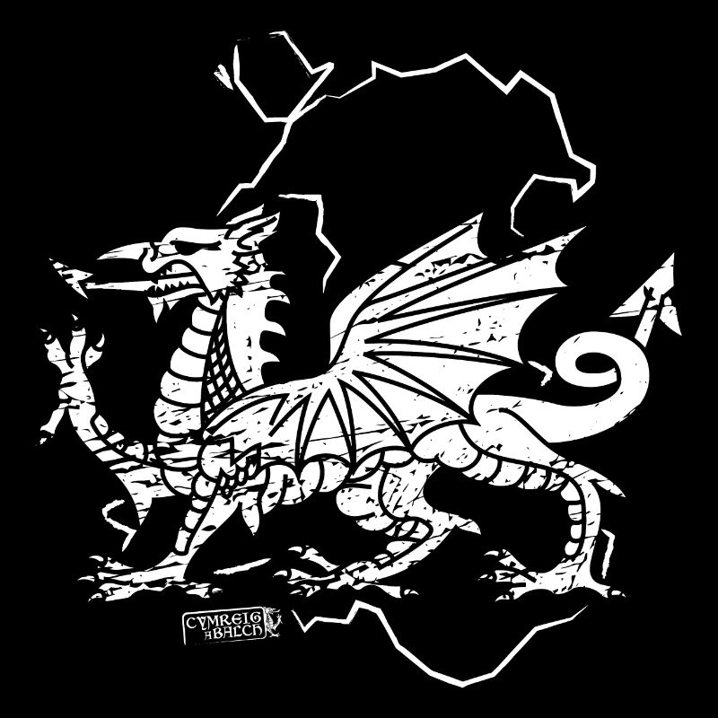Rustikaler walisischer Drache