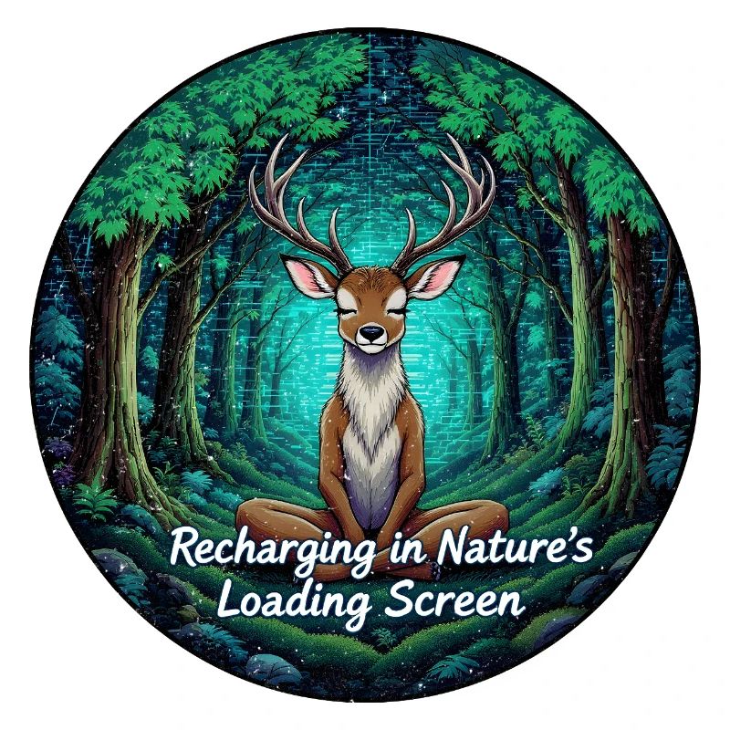 Mystic Forest Deer with Loading Screen
