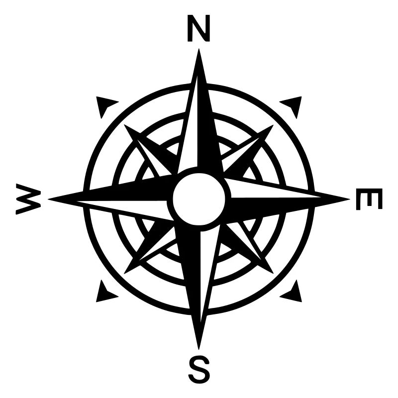 Compass Wind Rose Navigation