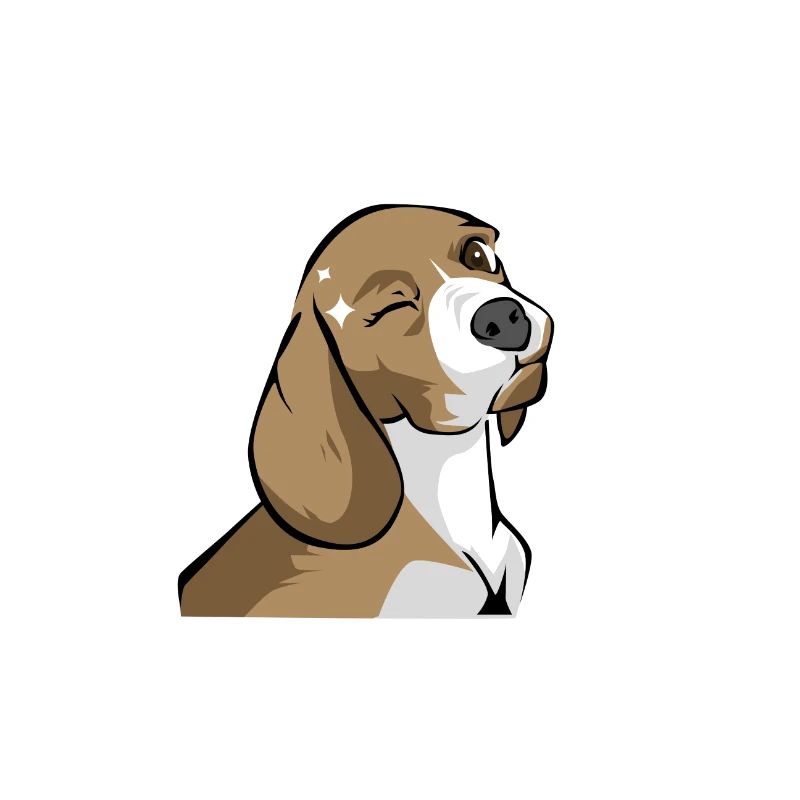 Beagle Dachshund Wink Gift Idea