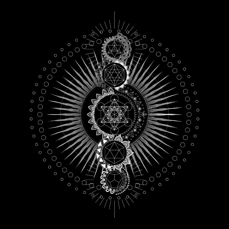 Sacred Geometry Metatron's Cube Transcendence