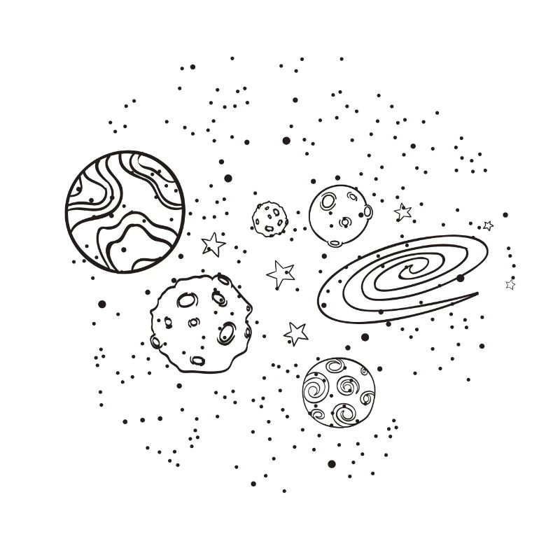 Starry Sky - Space - Space Travel - Planets