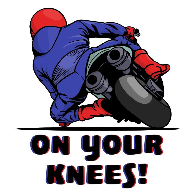 Motorrad Rennfahrer Motorräder Biker Statement