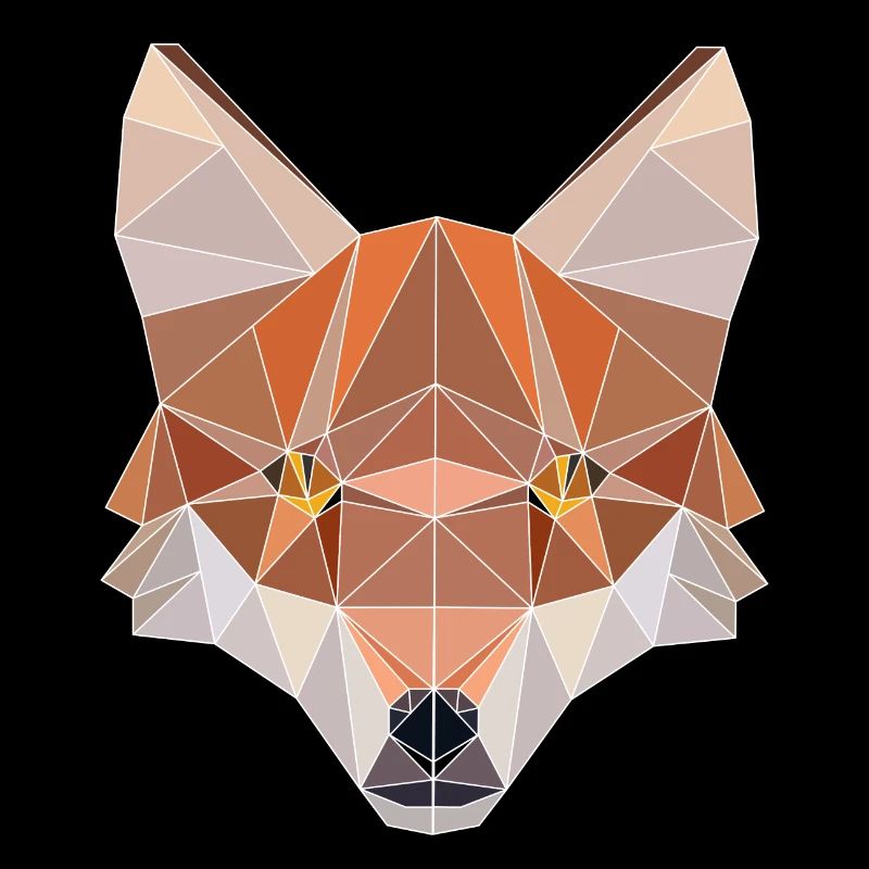 Tshirt polygonal Design Symmetrical Triangular