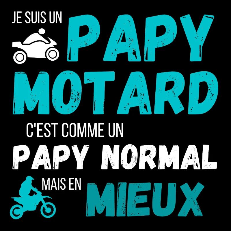 Un papy motard c'est comme un papy normal cadeau