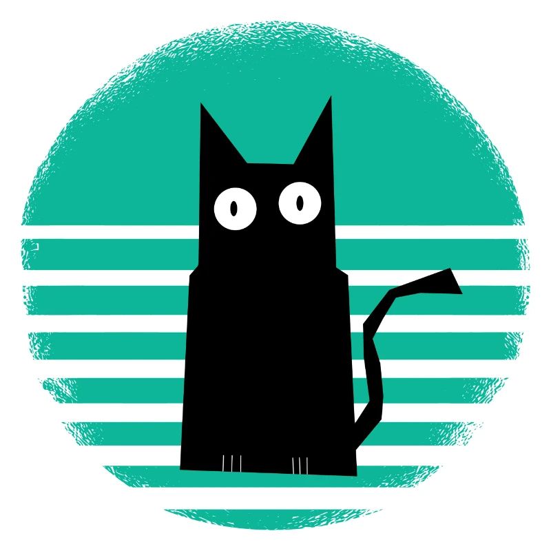 Chat noir Sunset Mint
