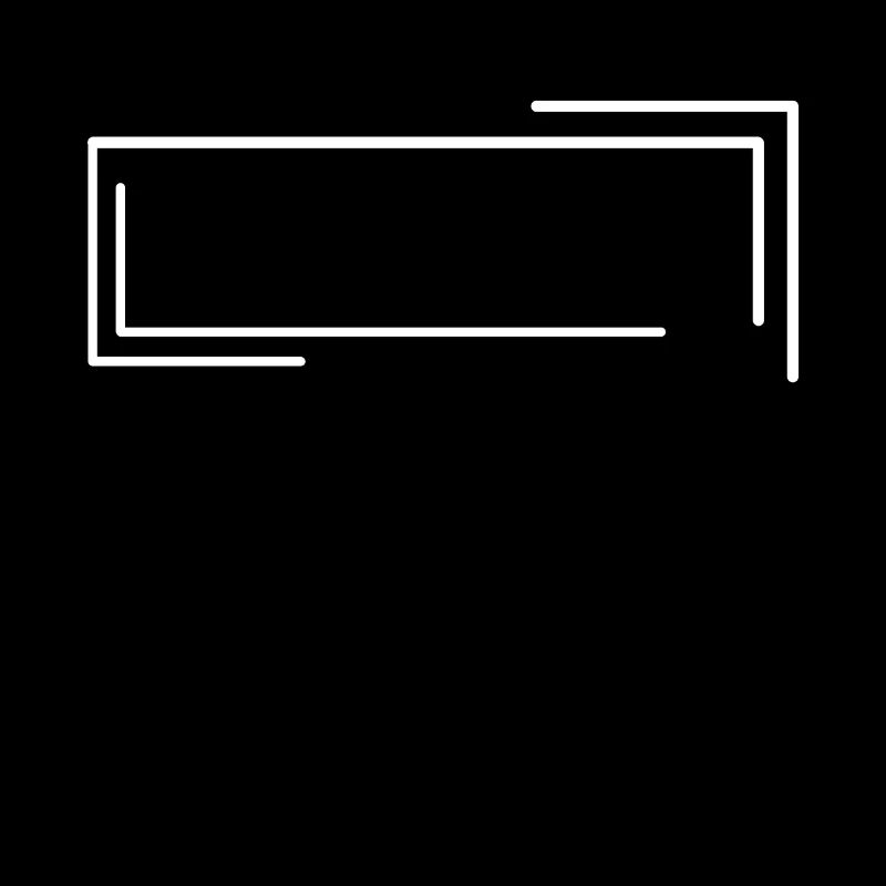 White box frame line line