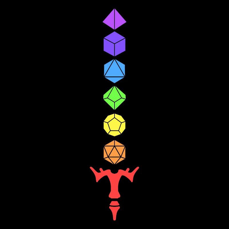 Rainbow sword in role-playing game