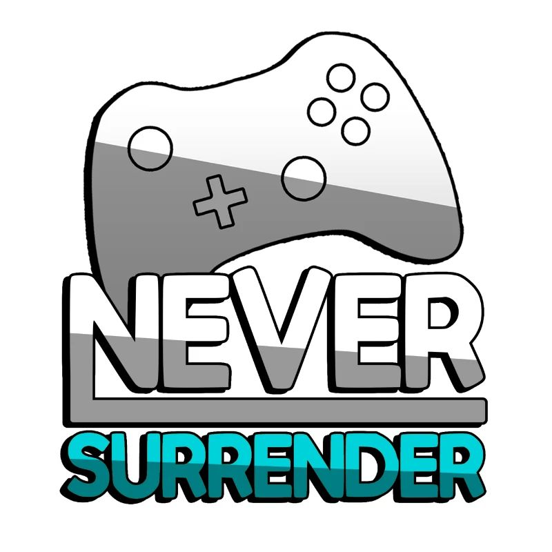 NEVER SURRENDER (Turquoise) + Controller - Gaming