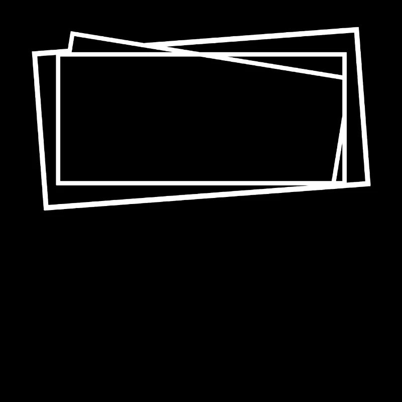 White Square Lines Strokes Frames