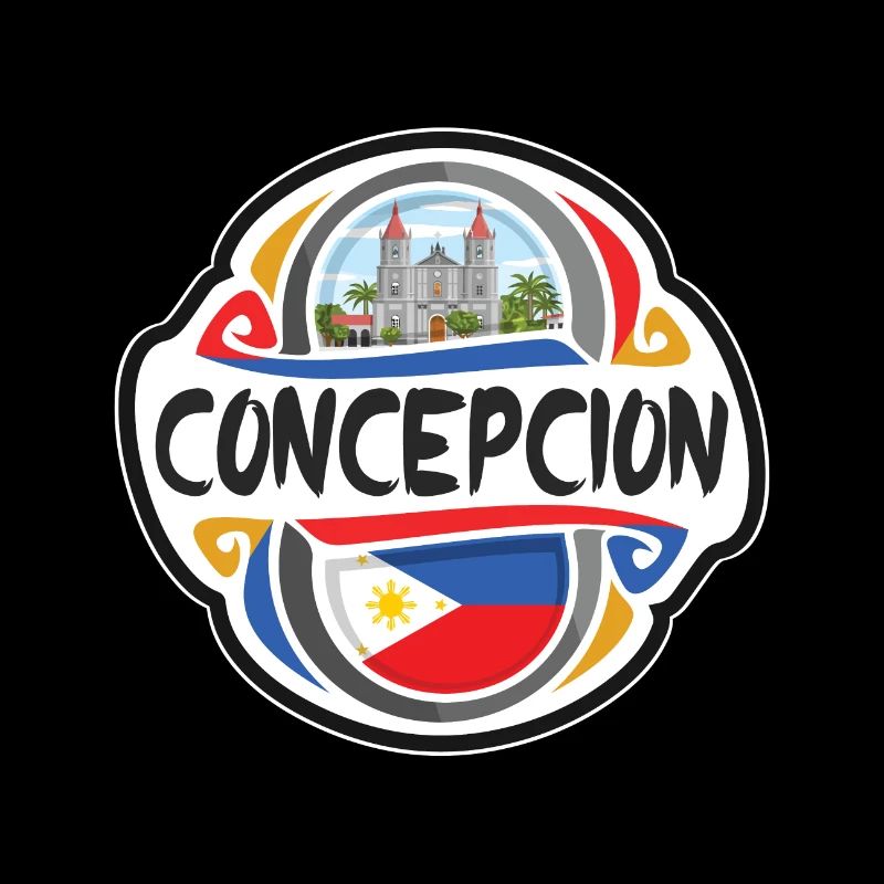 Concepcion Philippines Drapeau Voyage Souvenir Badge