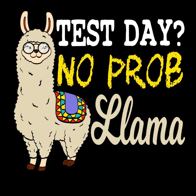 Journée de test? No Prob Llama Shirt With A Cute