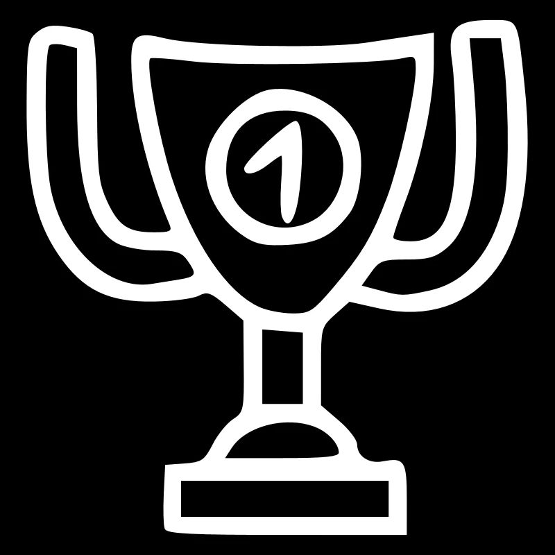 Cup Drawing Win Sketch White