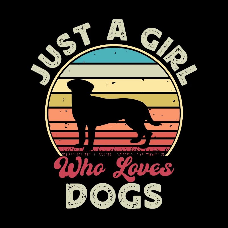 Akbash Dog Lover Silhouette Vintage Sunset