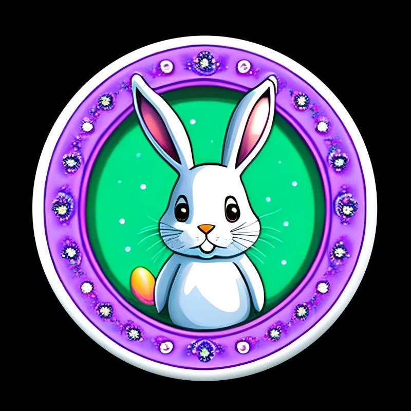 Super lapin de Pâques mignon