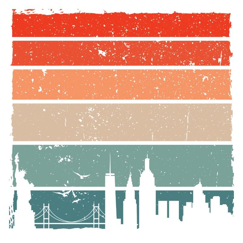 Sunset Skyline Gradient